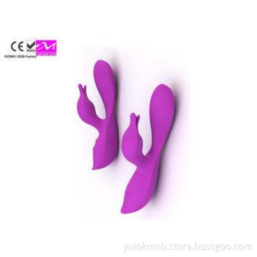 Electric Purple Silicone Rabbit Vibrators Rechargeable For